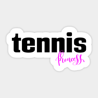 Tennis Princess Sticker